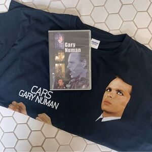 SOLD - Gary Numan Cars tee & classic rock legends dvd